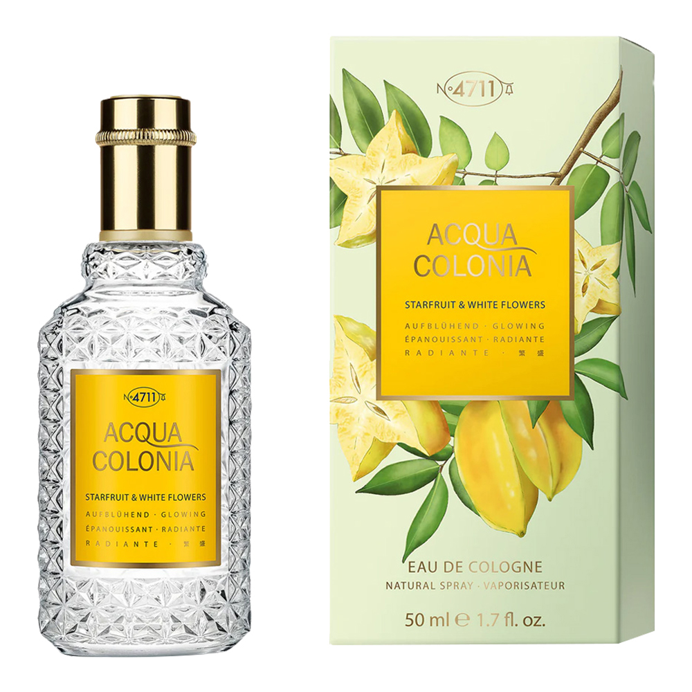 4711 ACQUA COLONIA STARFRUIT & WHITEFLOWERS eau de cologne spray 50 ml
