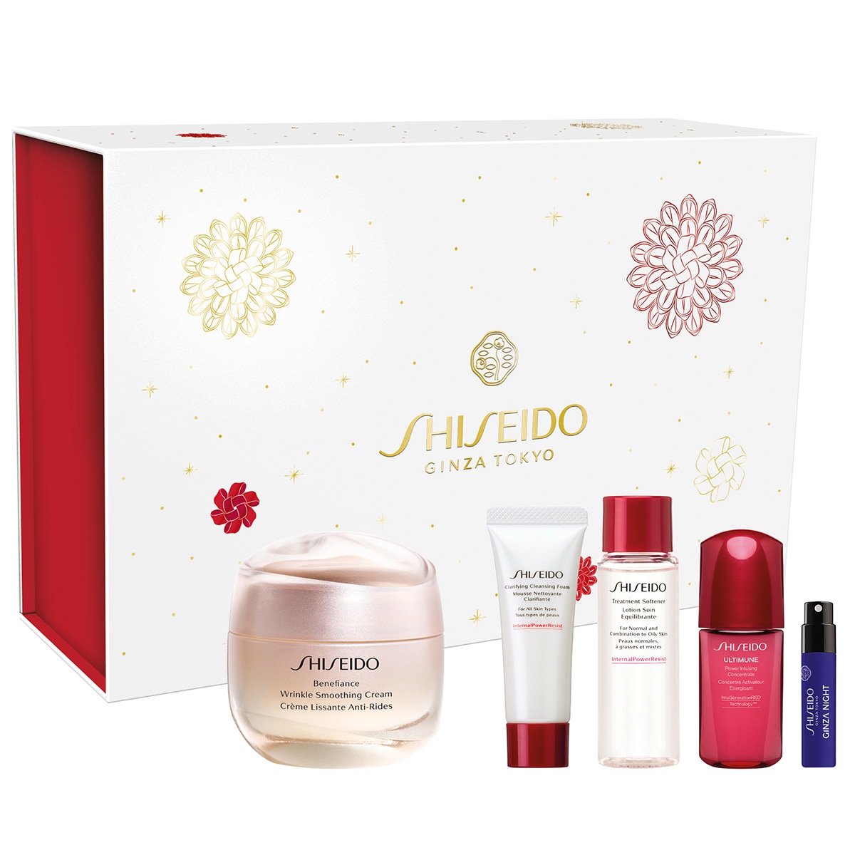 SHISEIDO BENEFIANCE CASE 5 pcs