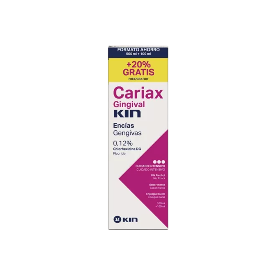 KIN CARIAX GINGIVAL enjuague bucal 500 ml + 100 ml