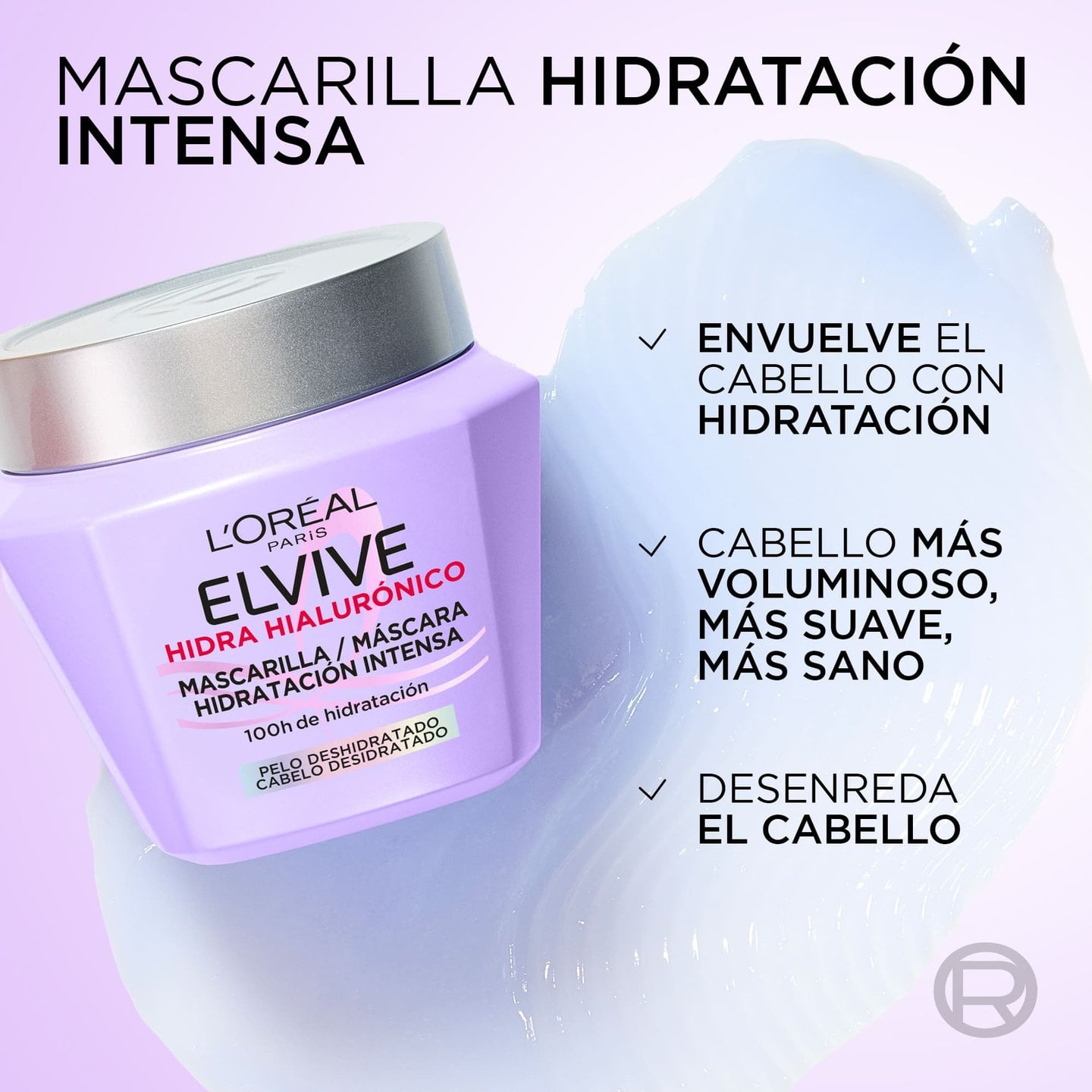 L'ORÉAL PARIS ELVIVE HYDRA HYALURONIC mask 72h hydration 310 ml