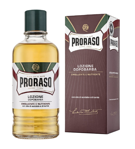 PRORASO PROFESSIONAL after shave sandalwood-karite lotion 400 ml