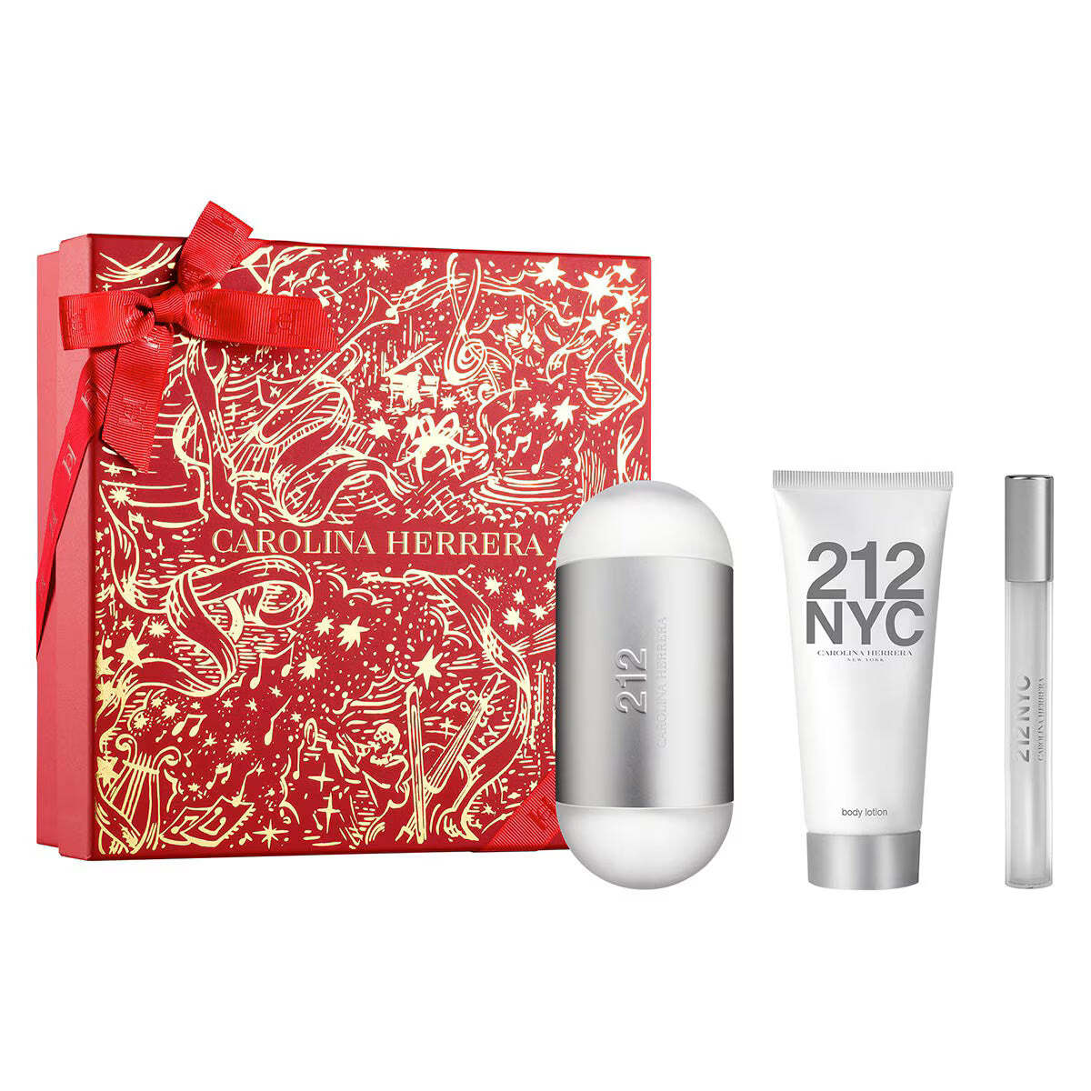 CAROLINA HERRERA 212 NYC FOR HER 3-piece case