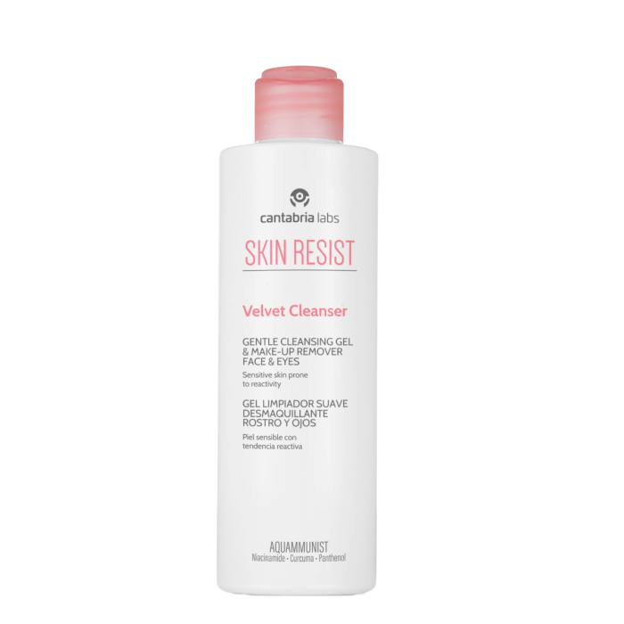 SKIN RESIST VELVET gentle cleansing gel for face and eyes 200 ml