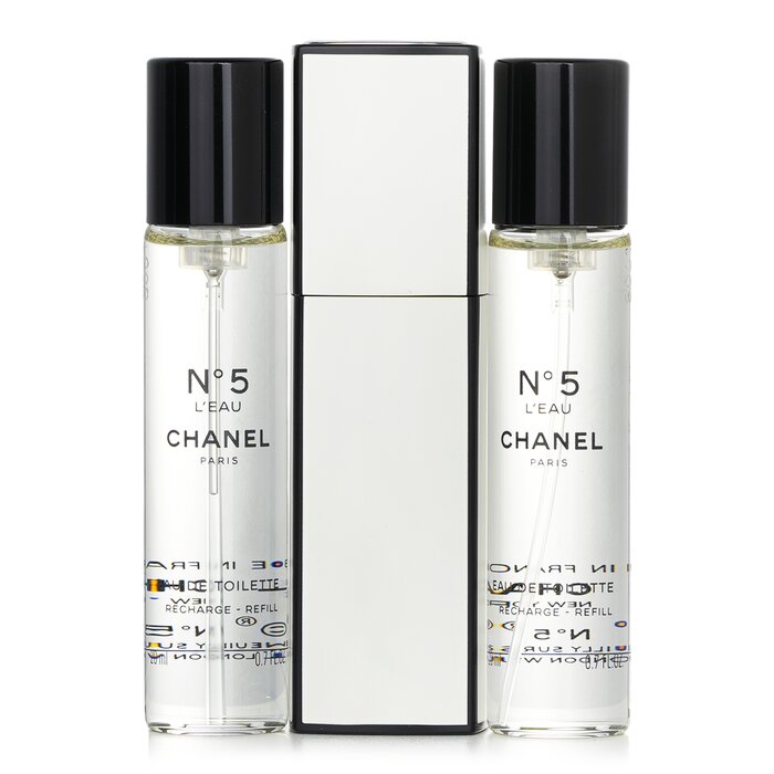 CHANEL Nº 5 eau de toilette purse spray refills 3 x 20 ml