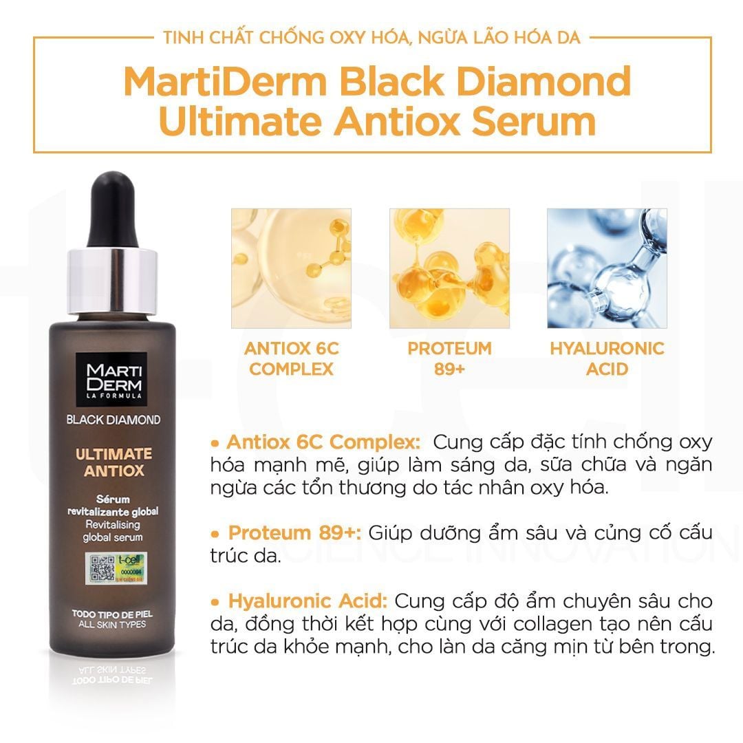 MARTIDERM BLACK DIAMOND ultimate antiox serum 30 ml