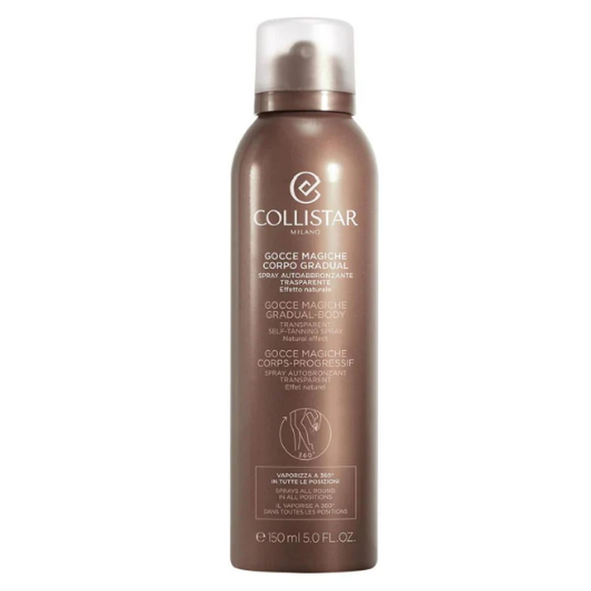 COLLISTAR GOCCE MAGICHE body mist gradual self-tanning transparent 150 ml