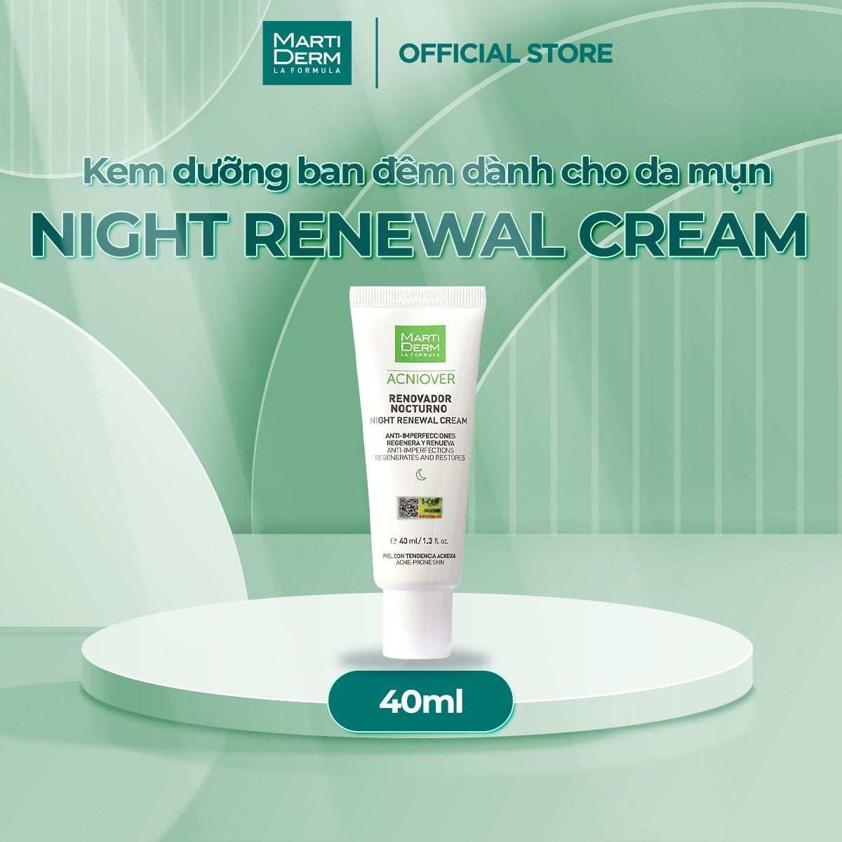 MARTIDERM ACNIOVER night renewer 40 ml