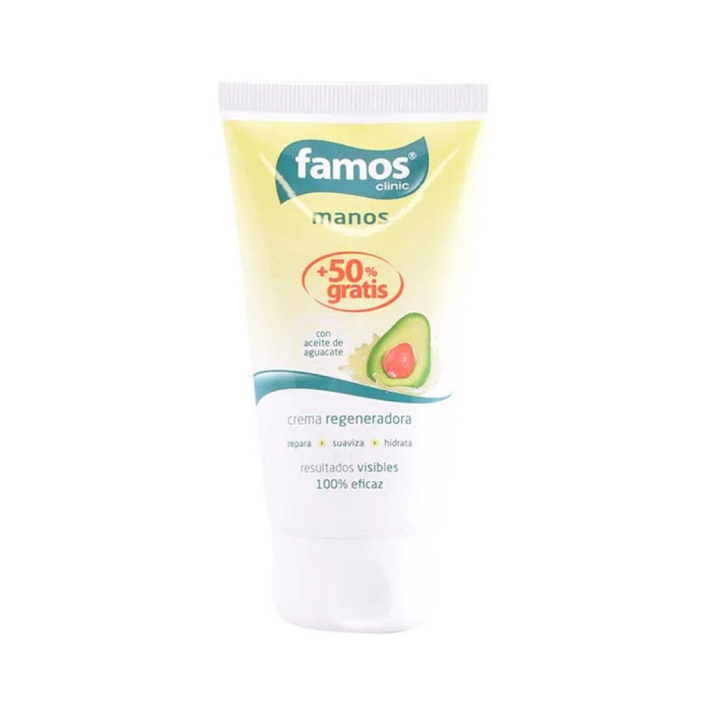 FAMOS regenerating hand cream with avocado oil 75 ml