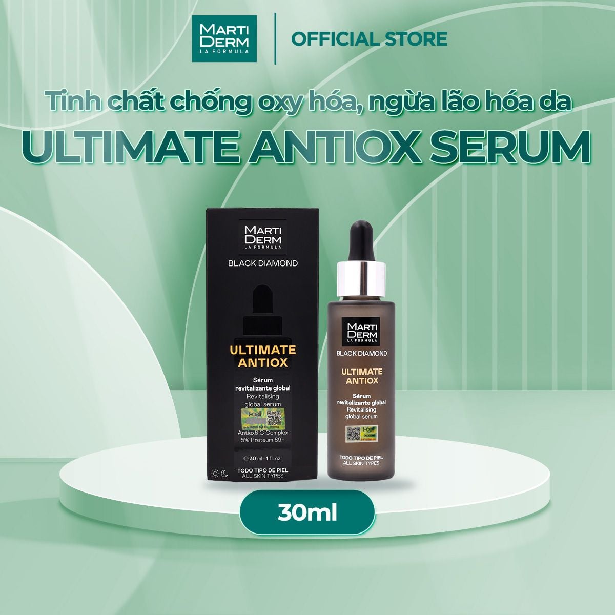 MARTIDERM BLACK DIAMOND ultimate antiox serum 30 ml