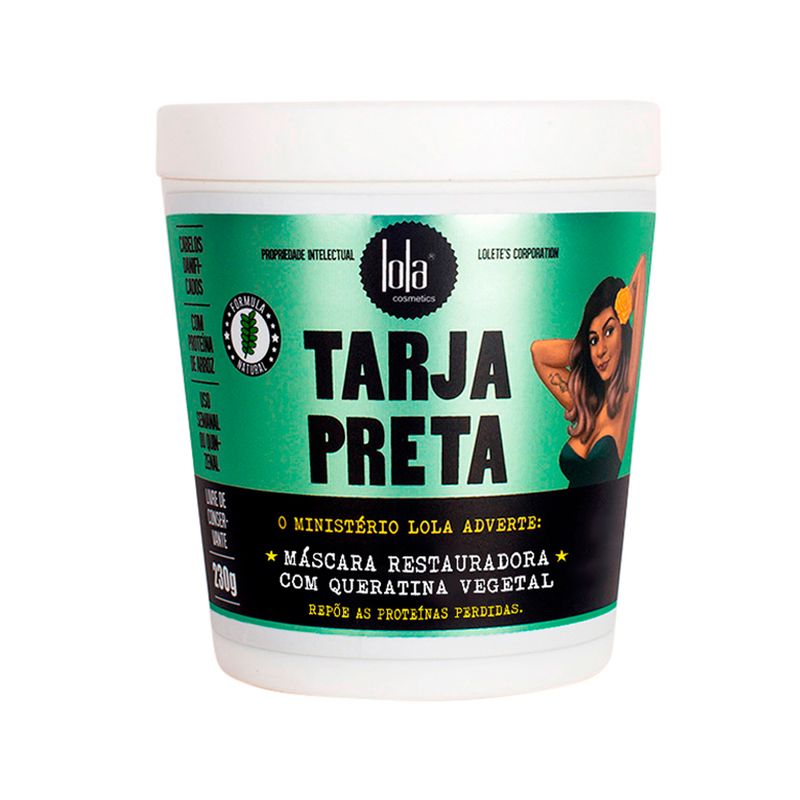 LOLA COSMETICS TARJA PRETA máscara restauradora 230 gr