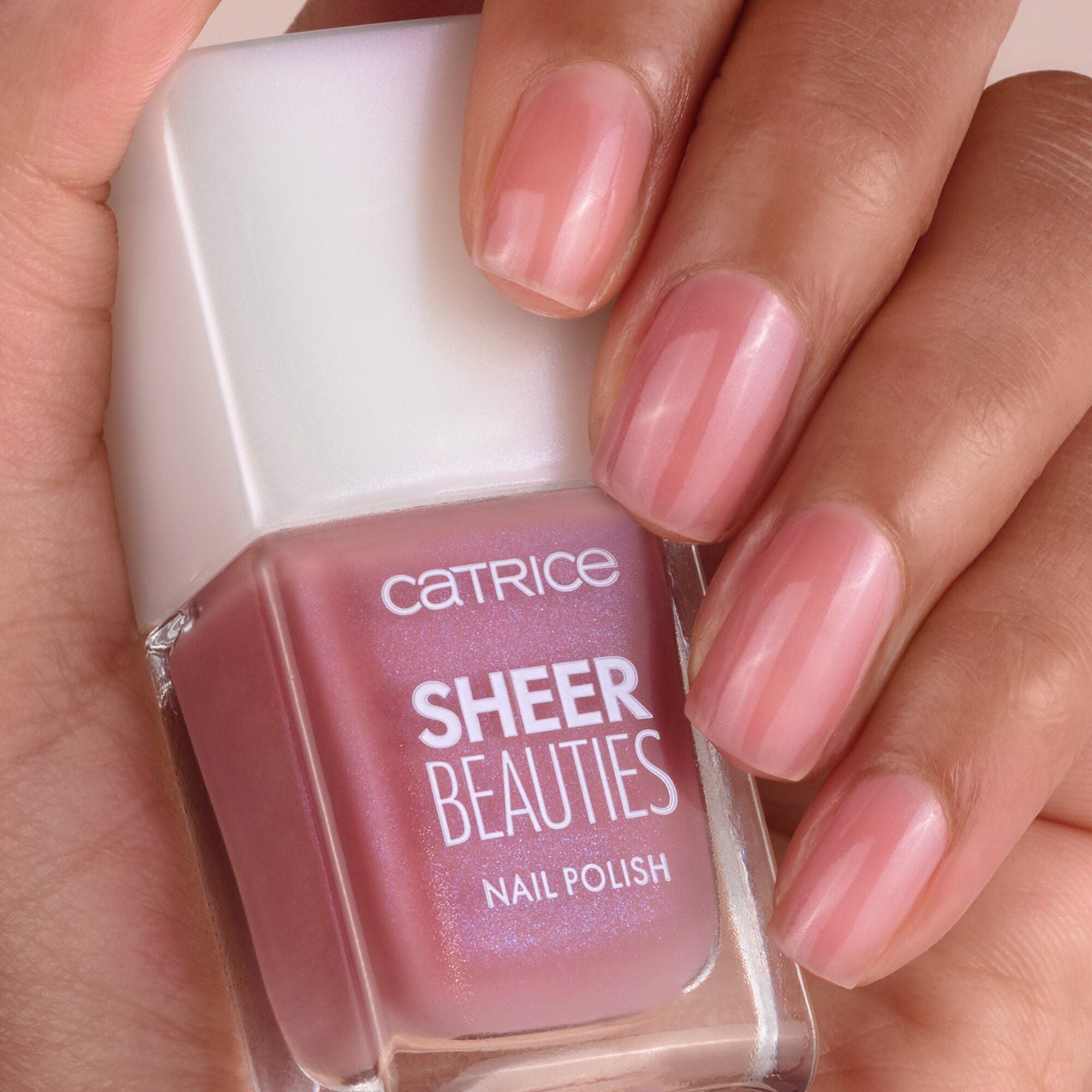 CATRICE SHEER BEAUTIES Strengthening Nail Polish #040-Fluffy Cotton Candy 10.50 ml