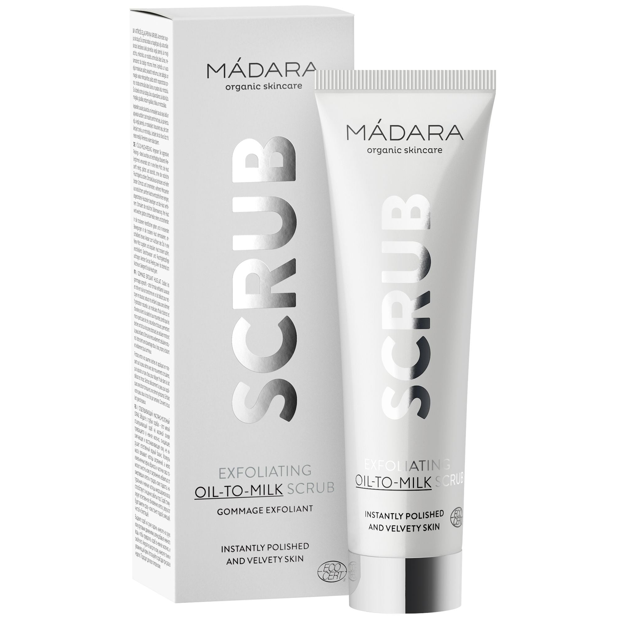 MÁDARA ORGANIC SKINCARE SCRUB exfoliating oil-to-milk scrub 60 ml