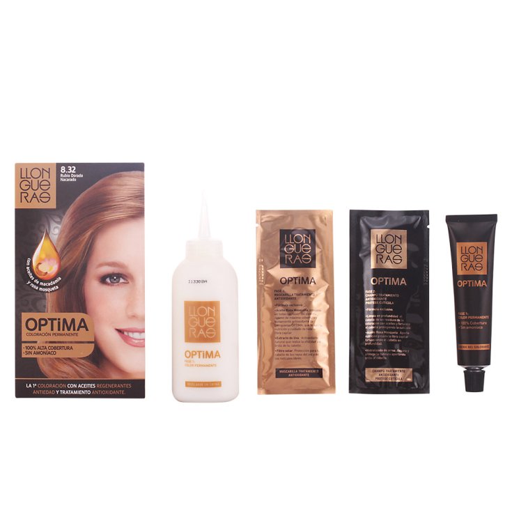 LLONGUERAS OPTIMA hair colour #8.32-light blond natural 1 u