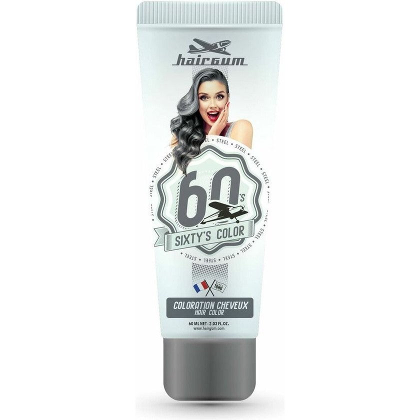 HAIRGUM SIXTY'S COLOR hair color #steel