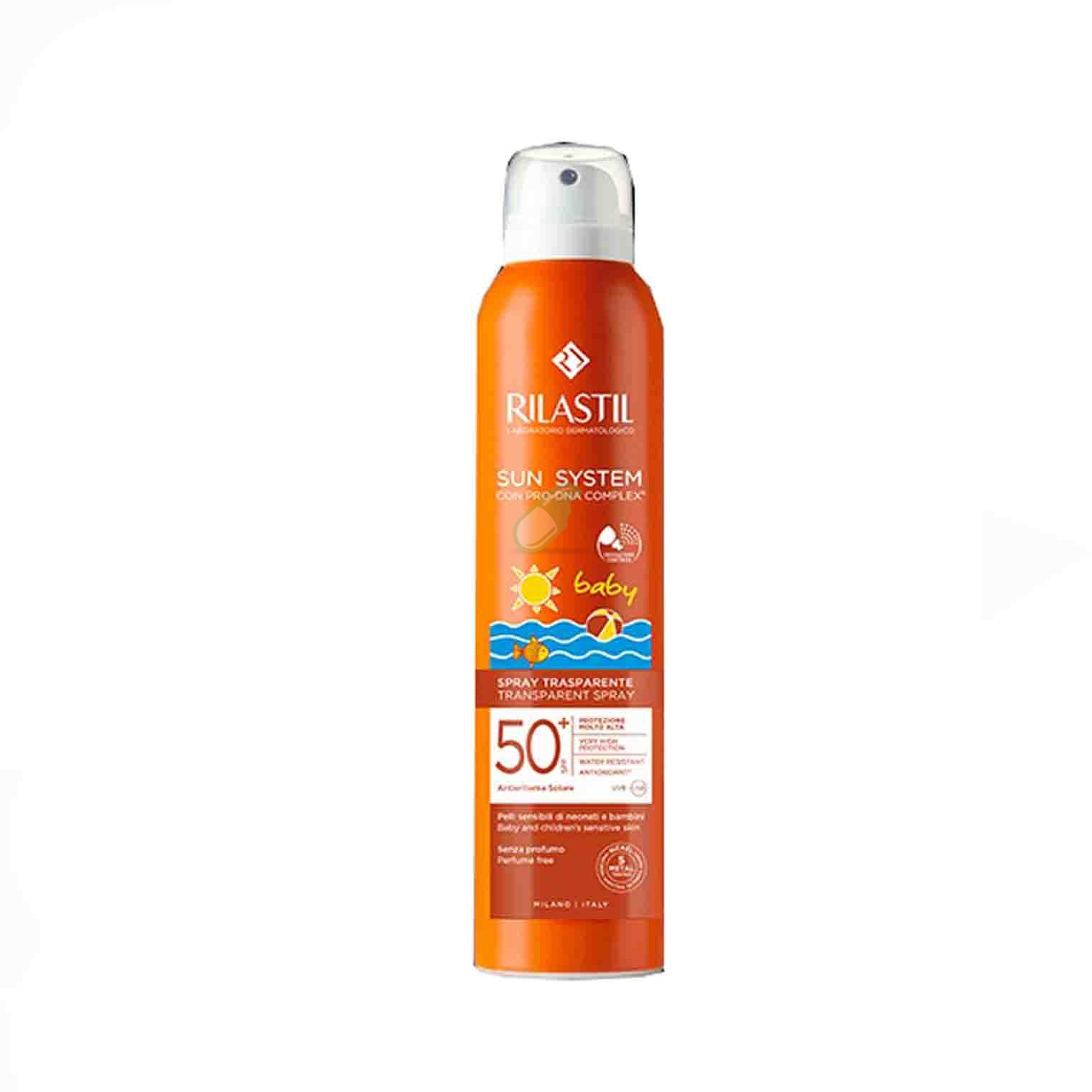 RILASTIL SUN SYSTEM SPF50+ BABY transparent spray 200 ml