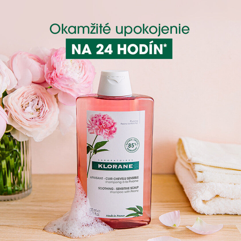 KLORANE A LA PEONY BIO soothing shampoo 400 ml