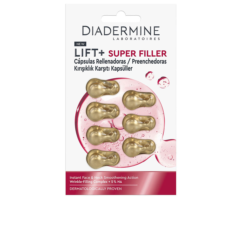 DIADERMINE LIFT + SUPER FILLER smoothing filler for face and neck capsules 7 units