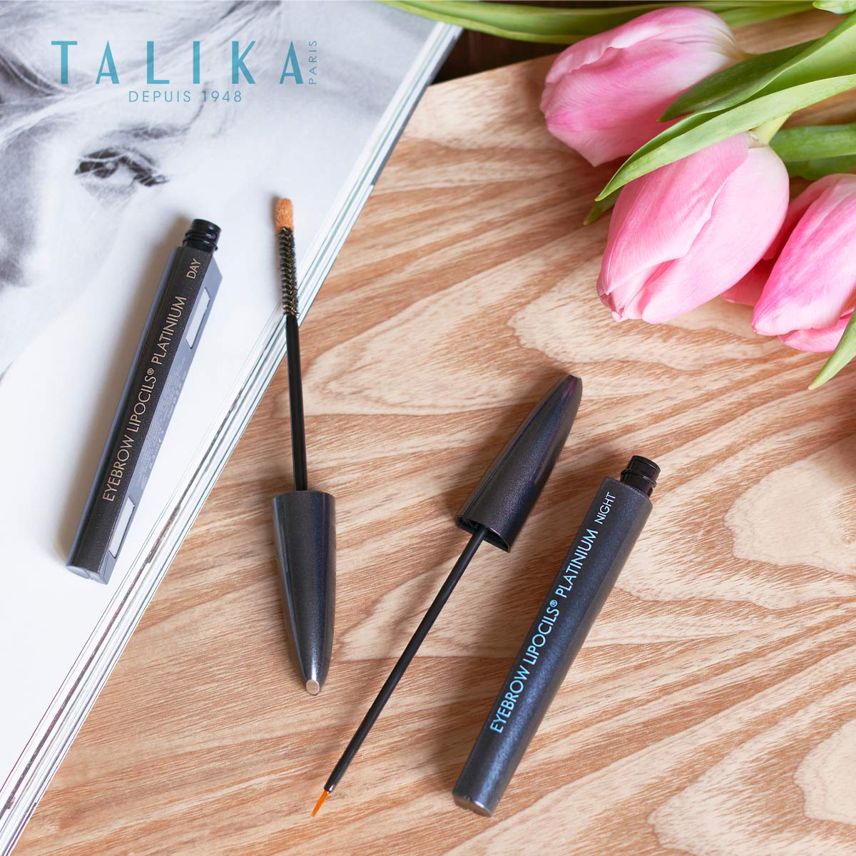 TALIKA EYEBROW LIPOSOURCILS PLATINIUM eyebrow growth serum 2 x 8.5 ml