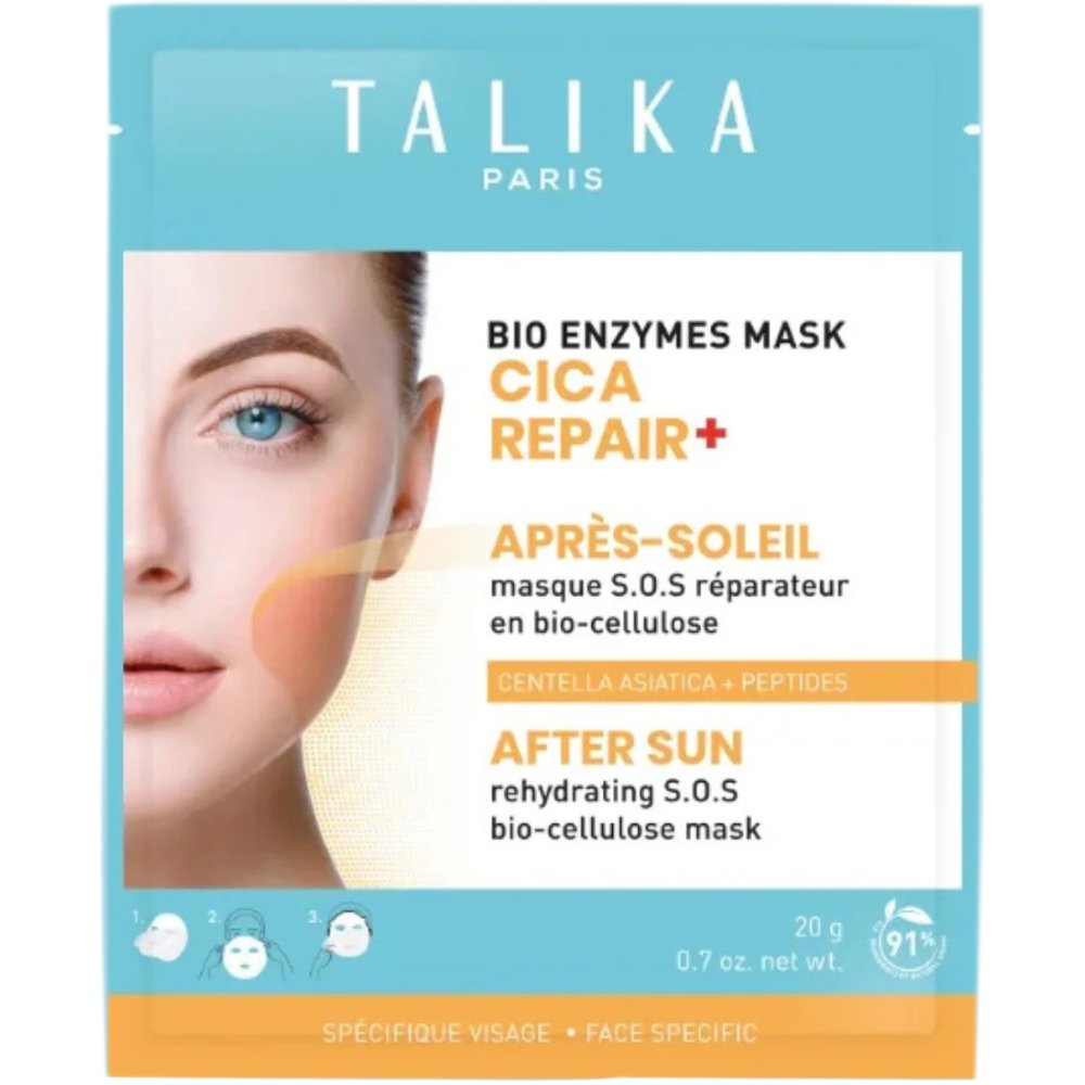 TALIKA BIO ENZYMES MASK CICA REPAIR+ AFTER SUN ultra-soothing SOS repair mask 20 gr