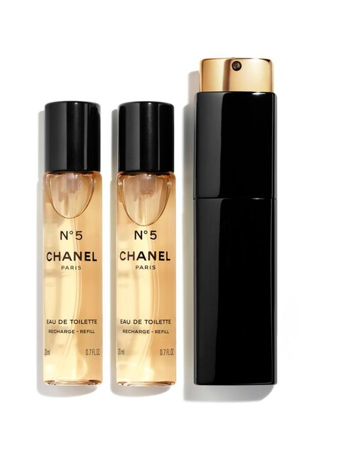 CHANEL Nº 5 eau de toilette purse spray 3 x 20 ml