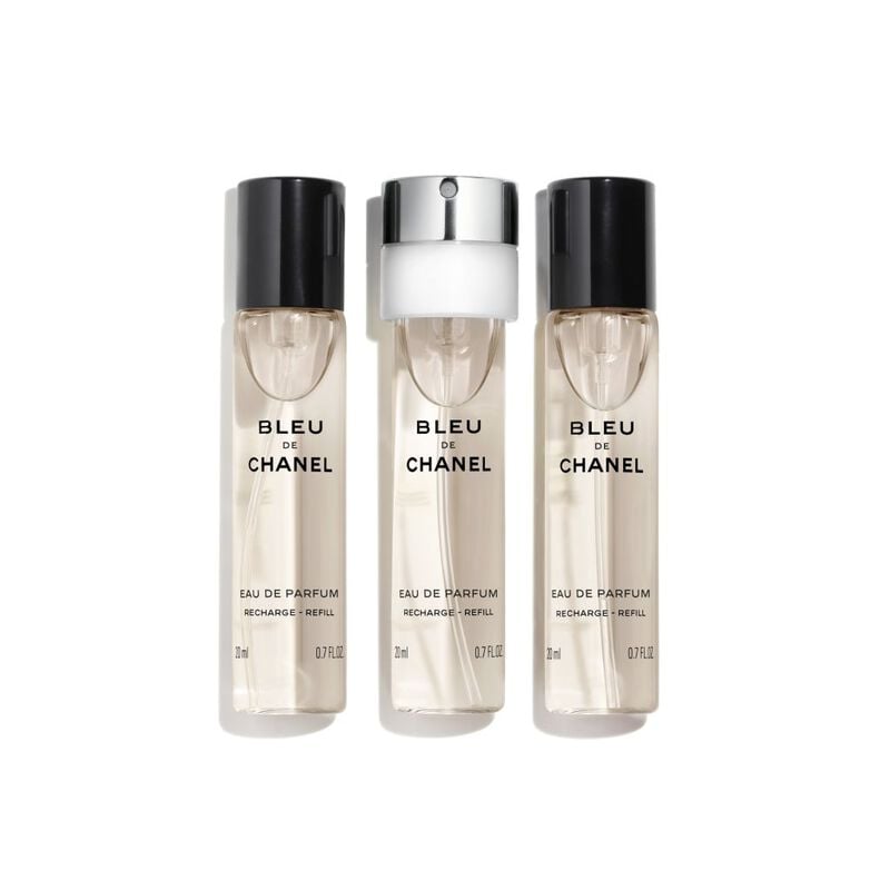 CHANEL BLEU eau de parfum spray refills 3 x 20 ml