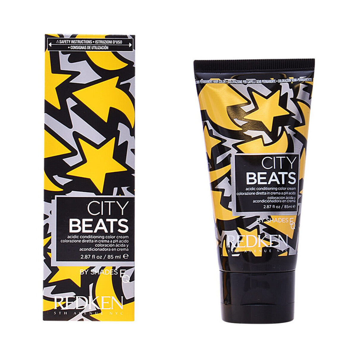 REDKEN CITY BEATS acidic conditioning color cream #yellow cab 85 ml