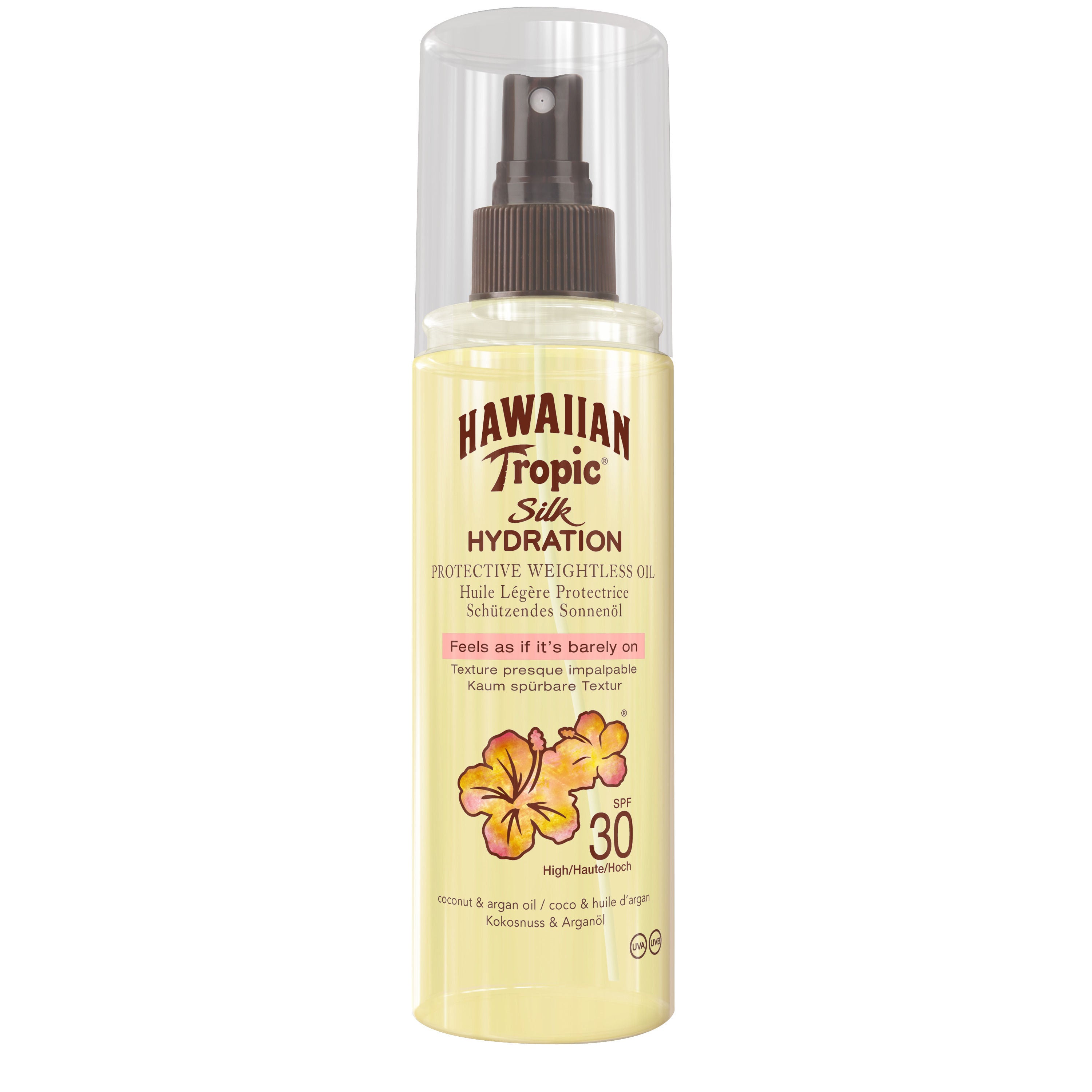 HAWAIIAN TROPIC SILK HYDRATION dry oil SPF30 mist 150 ml