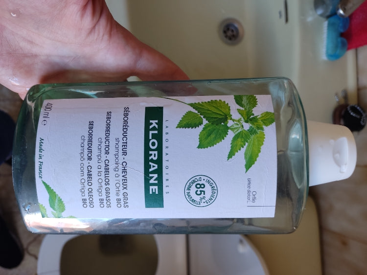 KLORANE A LA ORTIGA BIO champú seborregulador cabello graso 2 x 400 ml