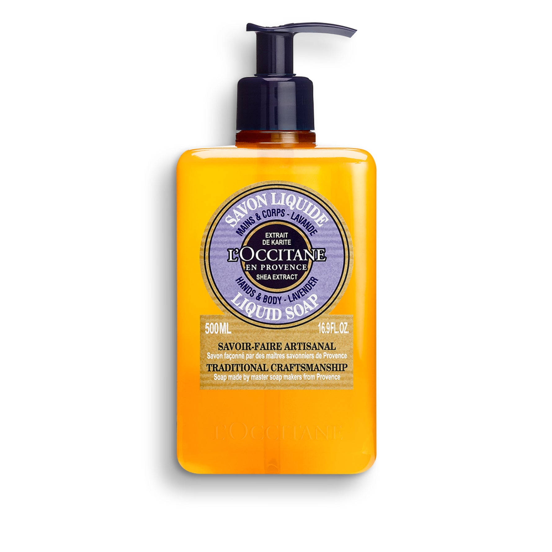 L'OCCITANE EN PROVENCE LAVENDER liquid hand and body soap 500 ml