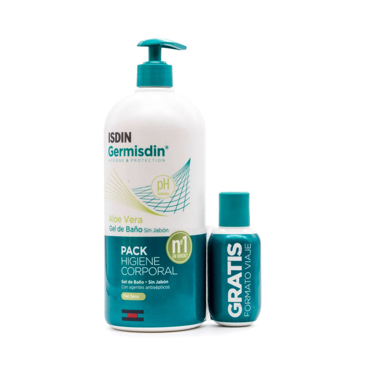 GERMISDIN ALOE VERA BATH GEL LOT 2 pz