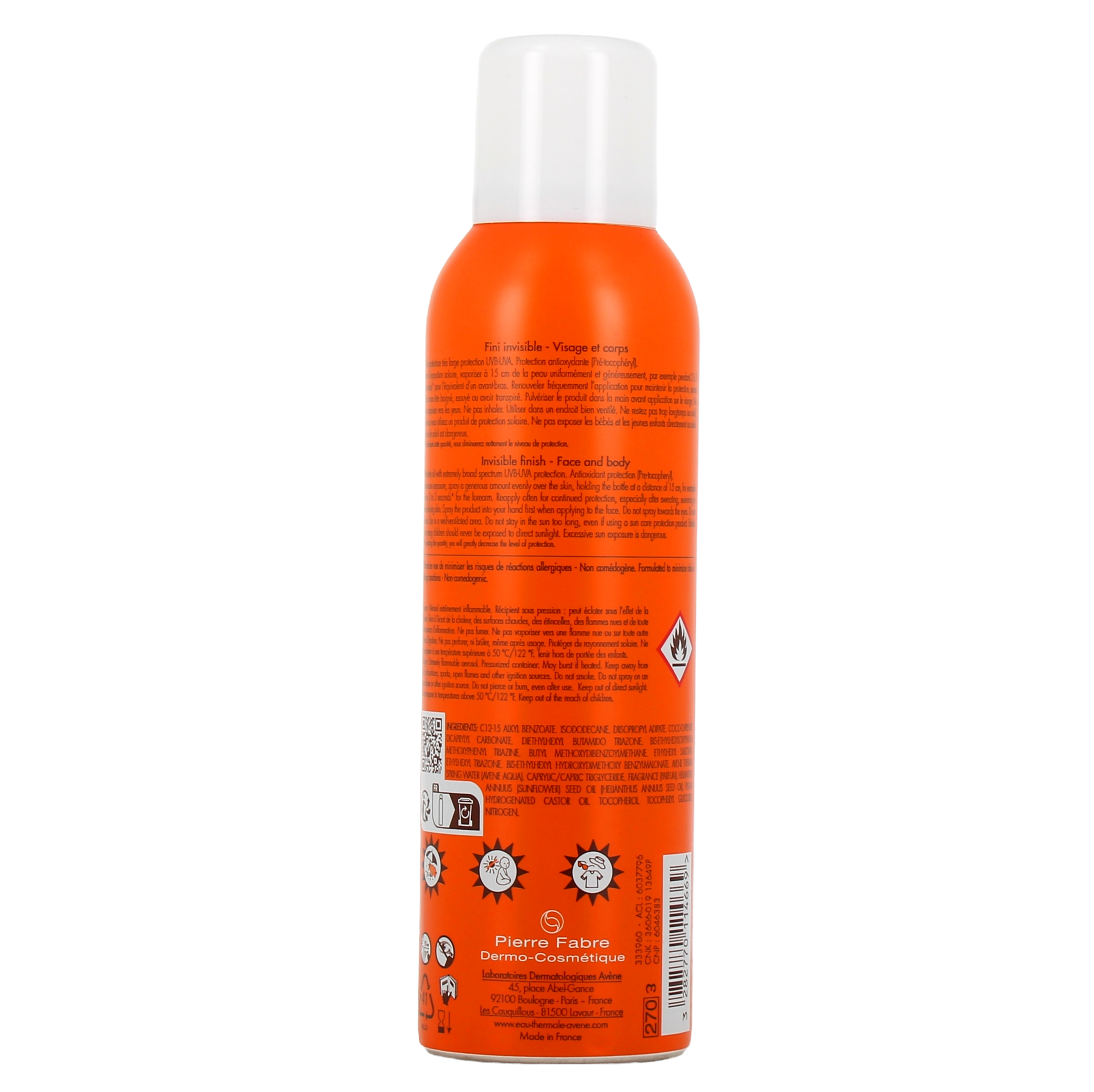 AVÈNE SOLAIRE HAUTE PROTECTION bruma SPF30 150 ml