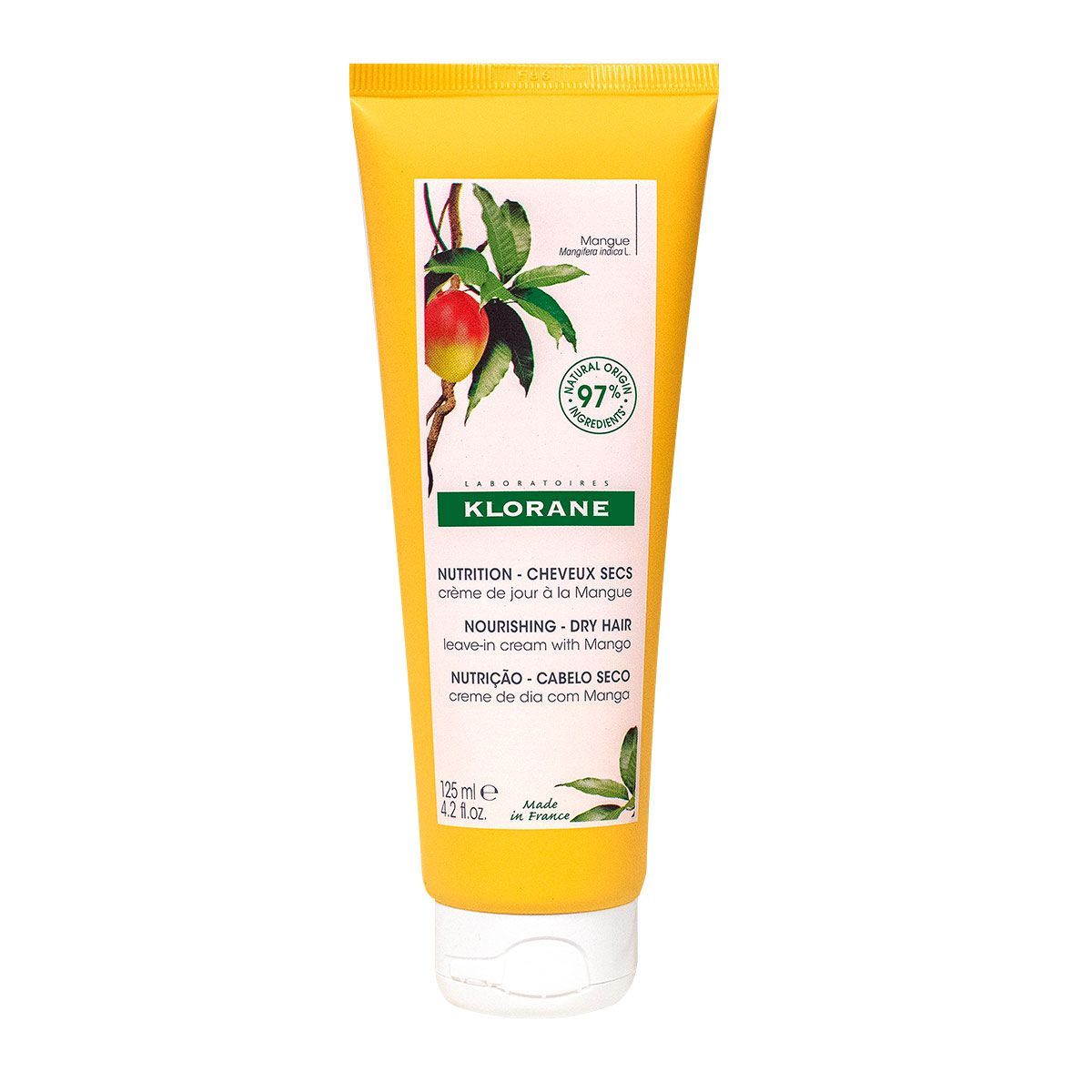 KLORANE AL MANGO nutrition cream without rinsing for dry hair 125 ml