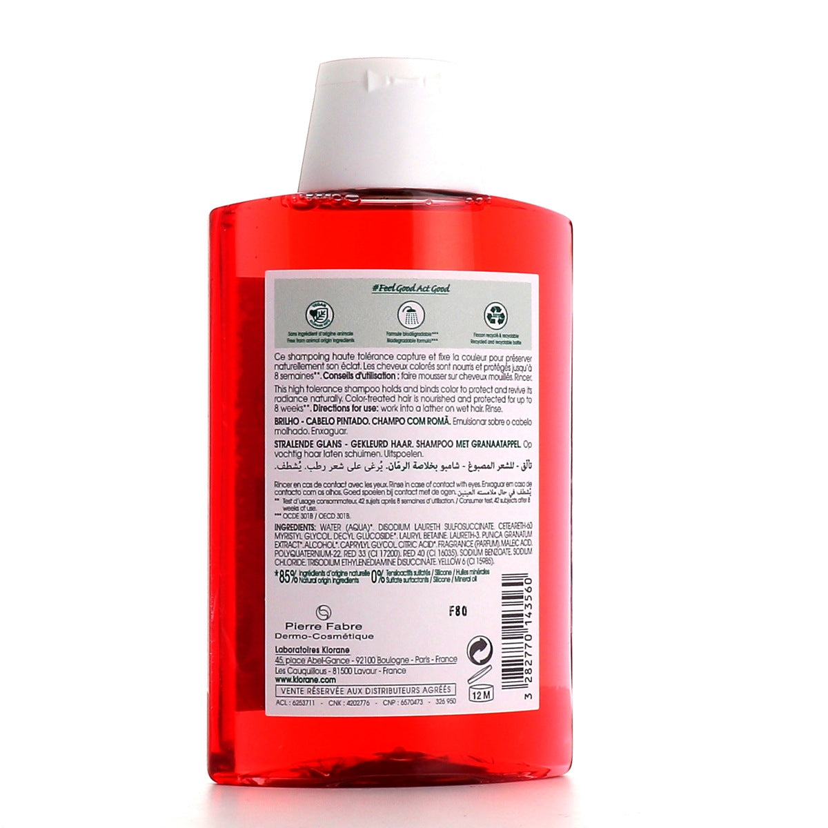 KLORANE A LA GRANADA shine shampoo for colored hair 200 ml