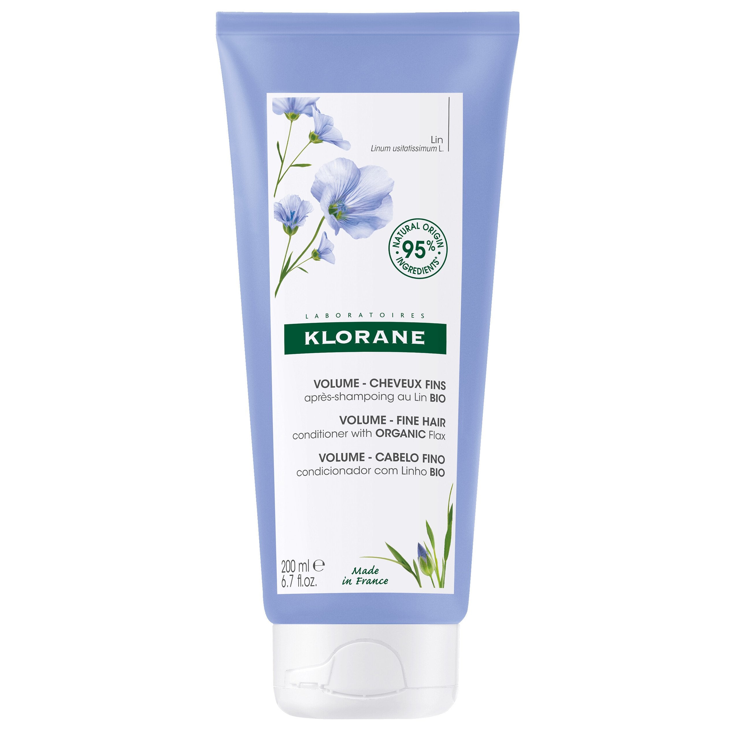KLORANE VOLUME conditioner with flax fiber 200 ml