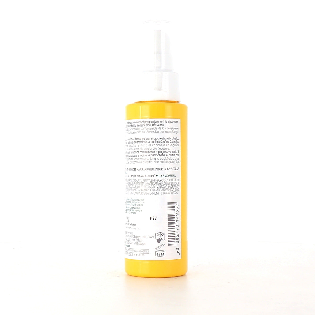 KLORANE CAMOMILE lightening sun care 100 ml