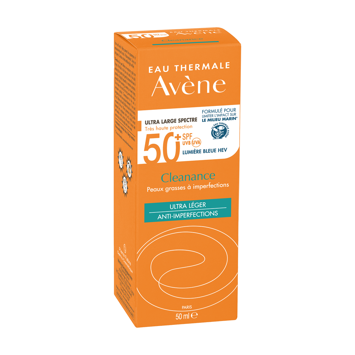AVÈNE SOLAIRE CLEANANCE solar SPF50+ 50 ml