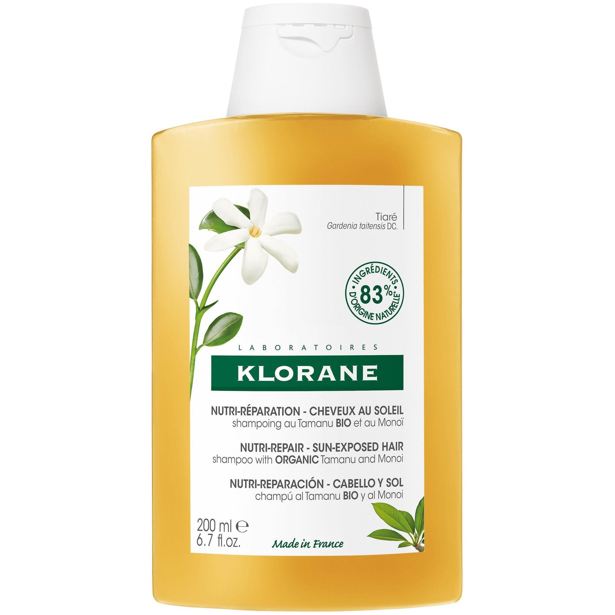 KLORANE POLYSIANES MONOÏ Y TAMANU BIO nourishing shampoo 200 ml
