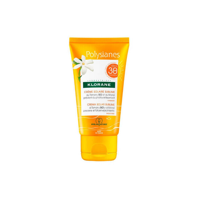 KLORANE POLYSIANES MONOÏ Y TAMANU BIO sublime sun cream SPF30 50 ml