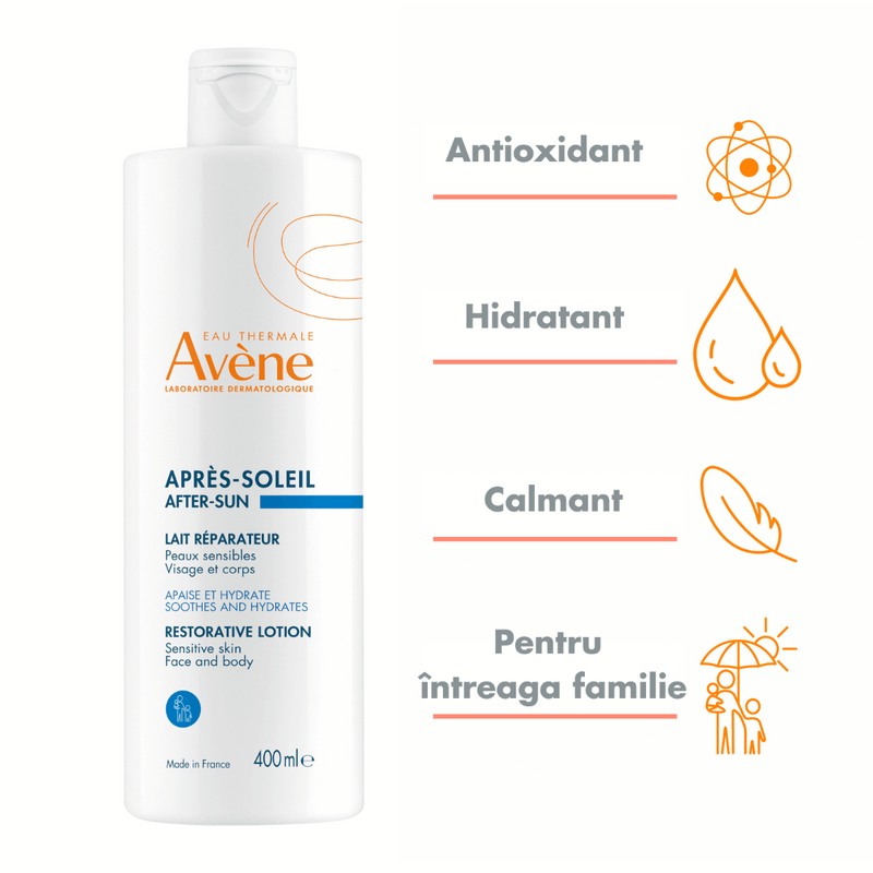 AVÈNE REPARADOR para después del sol gel-crema 400 ml