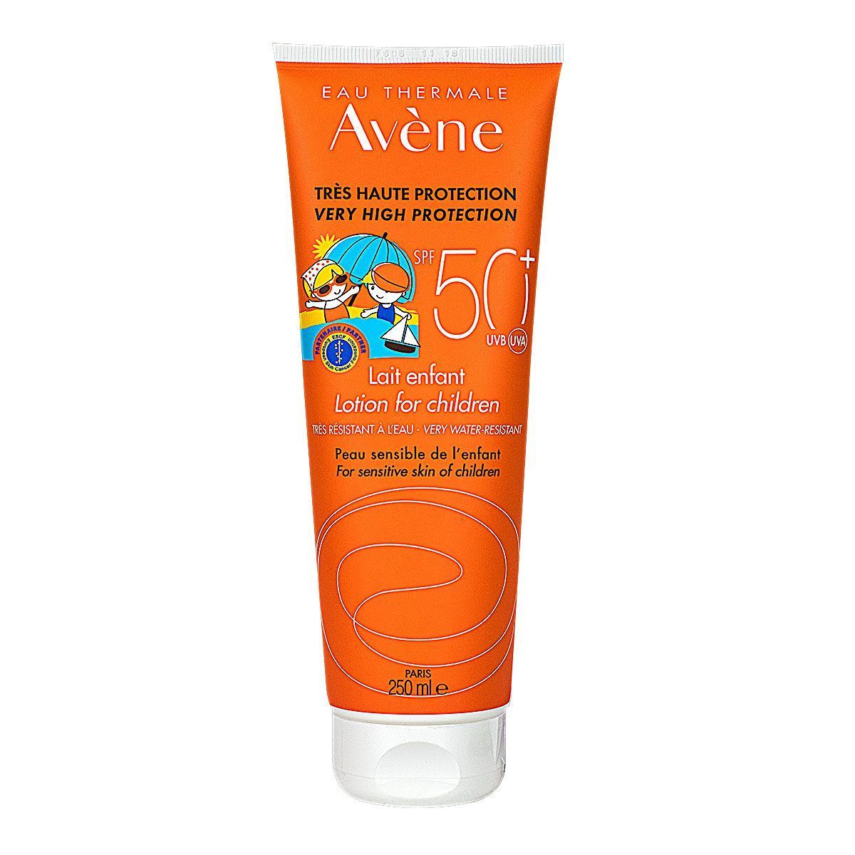 AVÈNE SOLAIRE HAUTE PROTECTION leche niños SPF50+ 250 ml