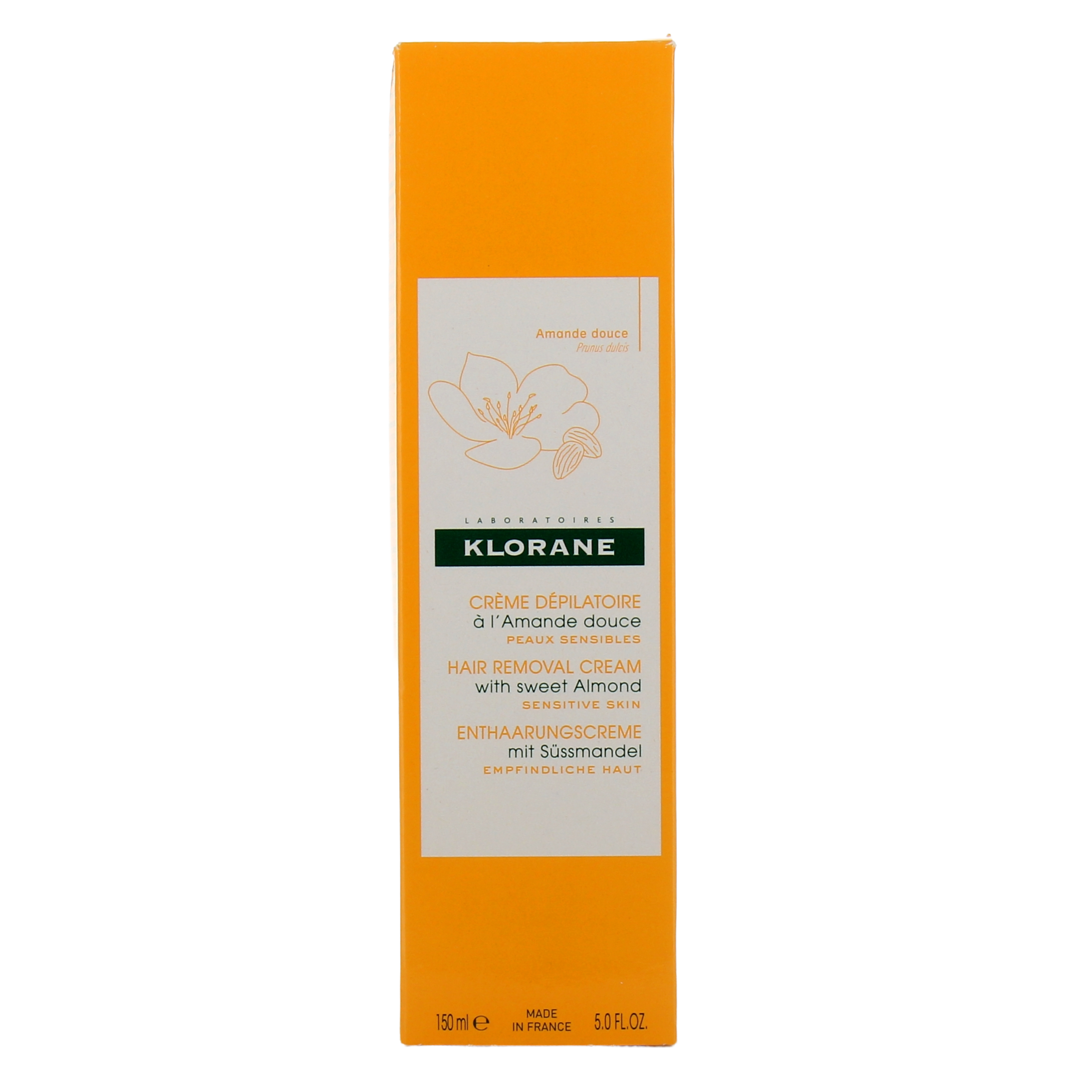 KLORANE SWEET ALMOND depilatory cream 150 ml