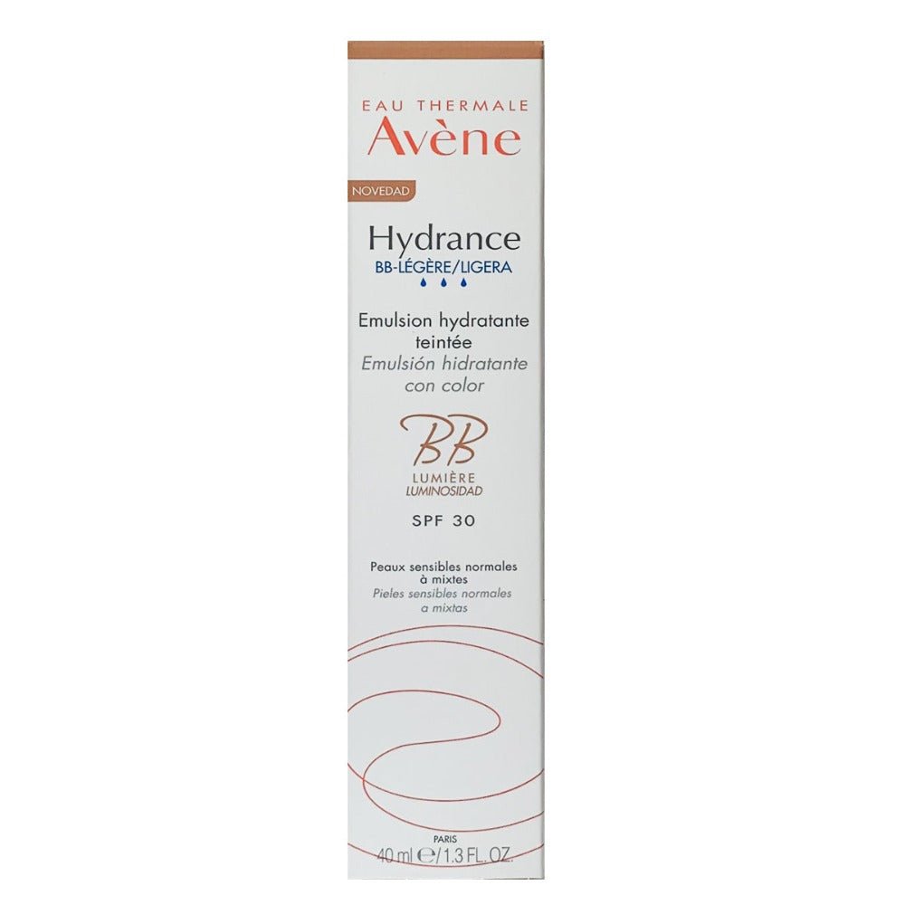 AVÈNE HYDRANCE BB ligera emulsión hidratante con color #lègère 40 ml