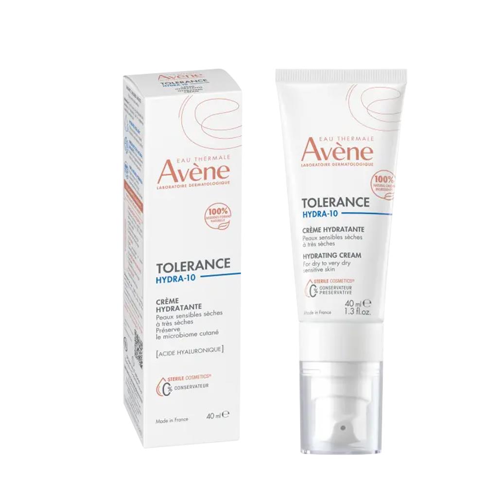 AVÈNE TOLERANCE HYDRA-10 crema hidratante 100% natural 40 ml