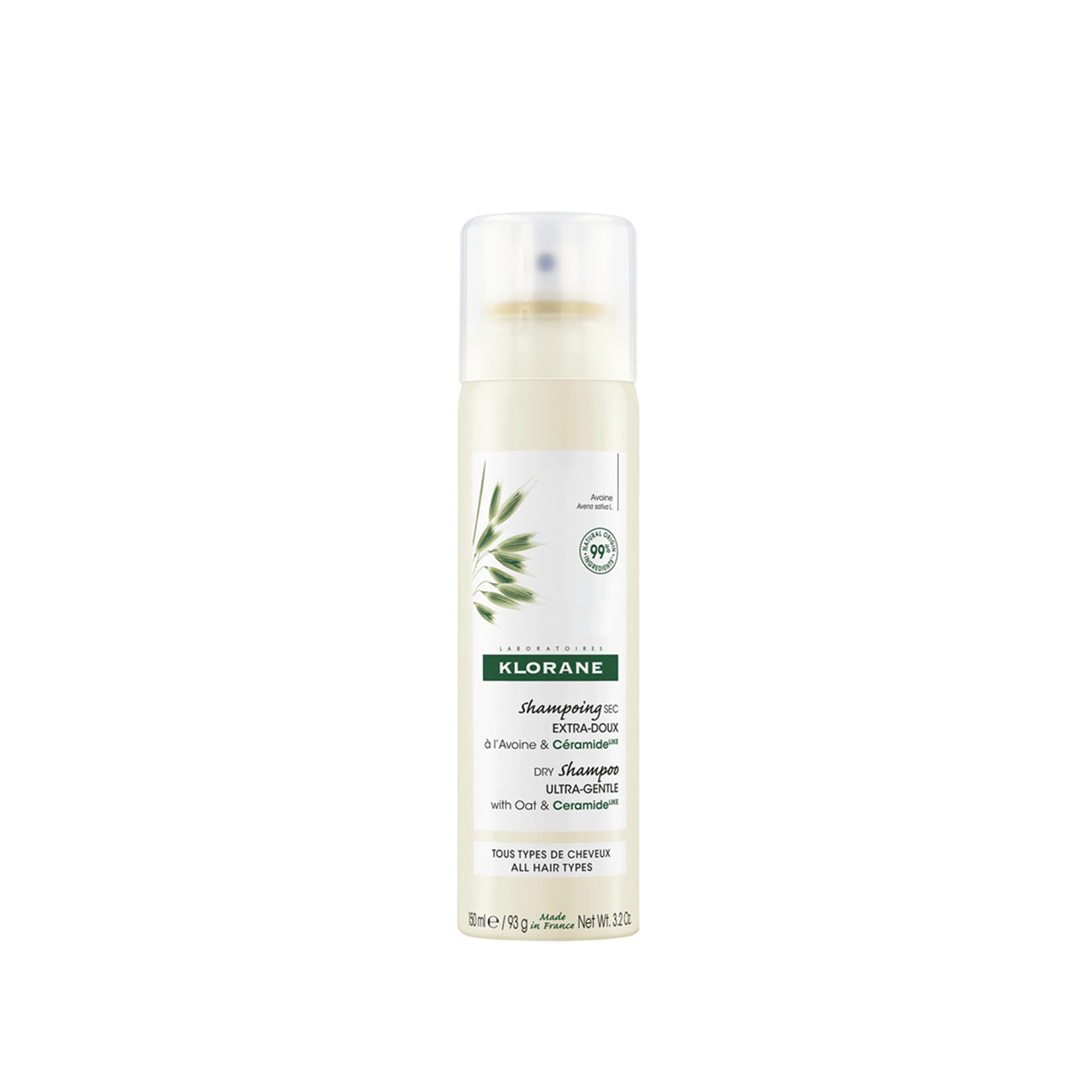 KLORANE LECHE AVENA champú seco extrasuave 150 ml