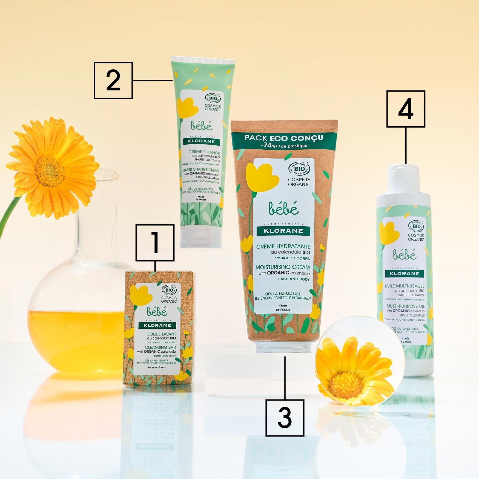 KLORANE BÉBÉ BIO multipurpose oil 200 ml