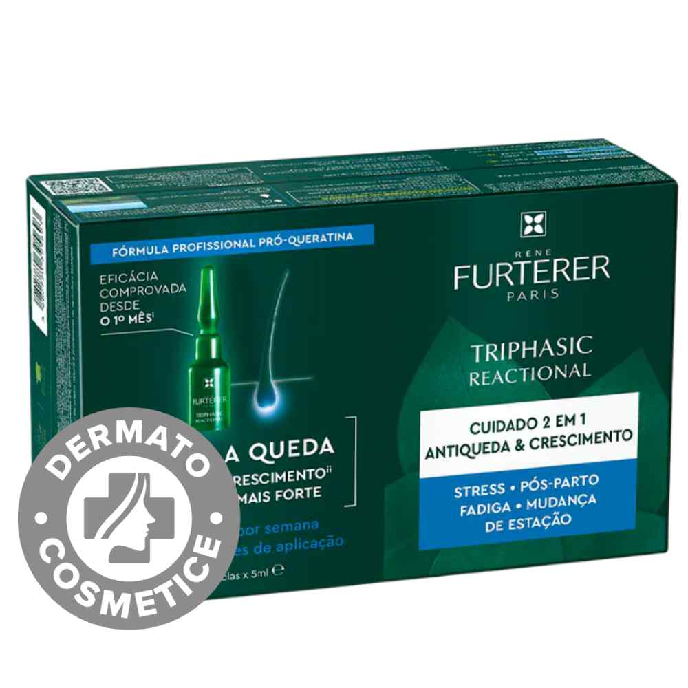RENE FURTERER TRIPHASIC REACTIONAL anti-hair loss treatment ampoules 12 x 5 ml