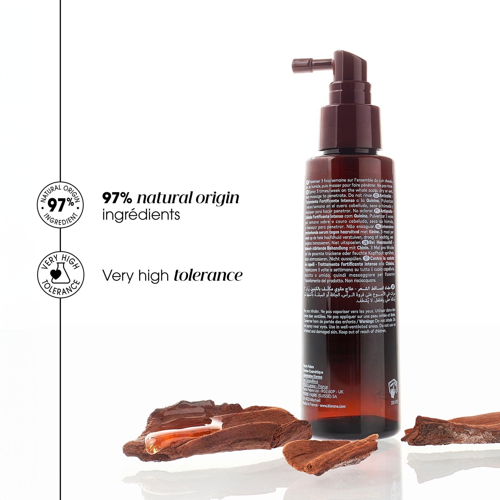 KLORANE A LA QUININA intensive strengthening anti-hair loss treatment 100 ml