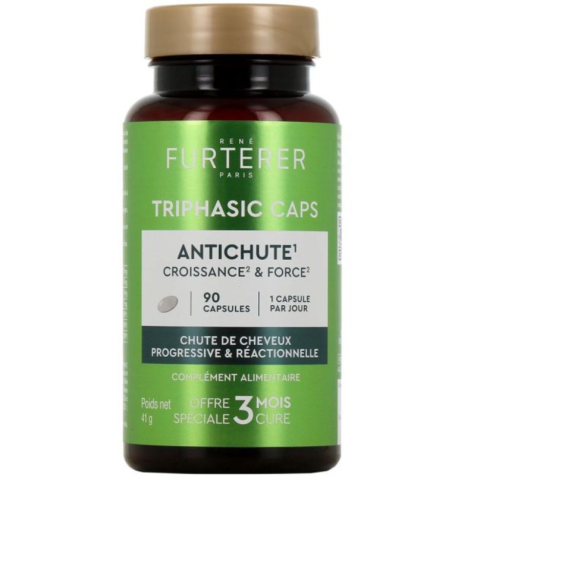 RENE FURTERER TRIPHASIC CAPS anti-hair loss food supplement capsules 90 units