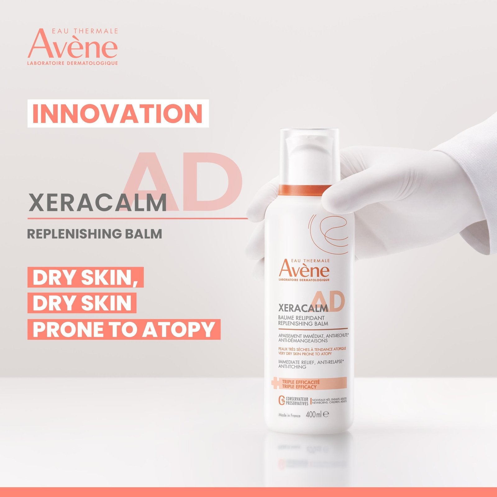 AVÈNE XERACALM AD relipidizing balm 400 ml