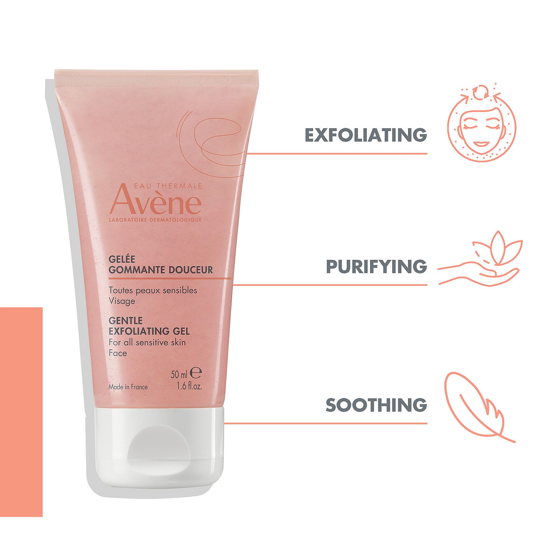AVÈNE EAU THERMALE gentle purifying scrub 50 ml